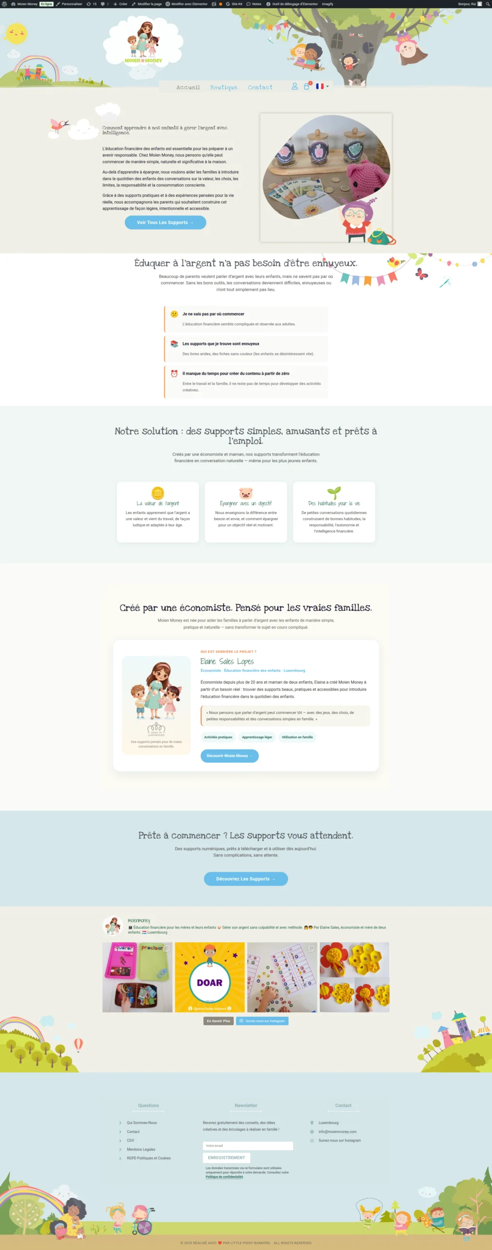 Capture du site MoienMoney
